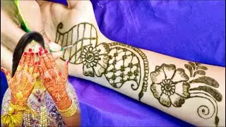 Floral mango mehendi design 2021 | simple and easy design | Handy Mandy