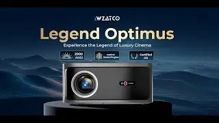 WZATCO Legend Optimus UNBOXING! 🔥 The Netflix 4K Smart Projector You Need?