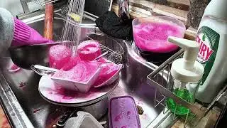 Peaceful Dishwashing | Relaxing Sink Sounds & Gentle Water ASMR @RainbowDishwashing 