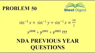 Problem 50 || Find the value of || NDA-2 2021 Exam Previous year Math Questions