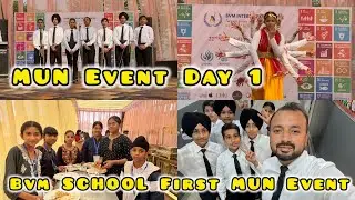  BVM School First MUN Event🏠|| School || School Kids|| School Fun|| School Life|| Singing ||