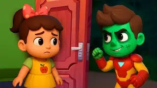 Knock Knock Knock! 🚪 Who&rsquo;s There? | Funny Safety Song for Kids | Comy Zomy
