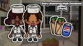 Scary shawarma kiosk! 🌯🫔 (Tocaboca edition) || WITH VOICE!
