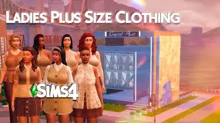 Ladies Plus Size Clothing | The Sims 4 | Stop Motion build | No CC