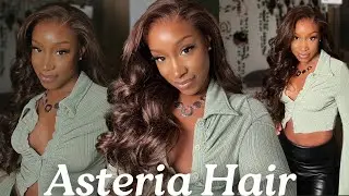 LAZY GIRL APPROVED, PUT ON AND GO| Pre-styled Chocolate Brown Body Wave HD Lace Wig X BeautyW Cat