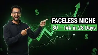 I Found a Faceless Niche With Zero Competition ($0 - $4k in 28 days)