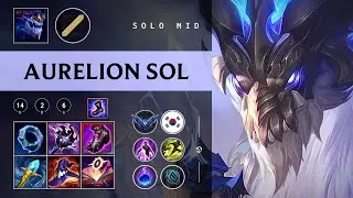 Aurelion Sol Mid vs Orianna - KR Diamond Patch 26.02