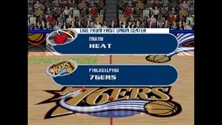 MIA vs PHI NBA Live 2003 Ps1 Game 21