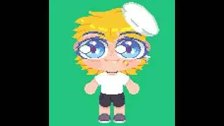 Resubido porque don inteligente no le puso m&uacute;sica #art #digitalart #pixelart #chibi