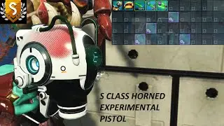 No Man's Sky - Horned S Class White & Red Experimental Pistol Multitool