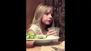 Laughing inside while I eat my salad