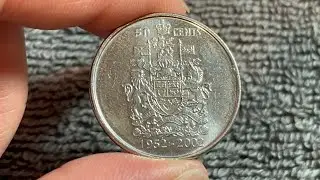2002 Canada 50 Cents Coin - Golden Jubilee &bull;&nbsp;Values, Information, Mintage, History, and More