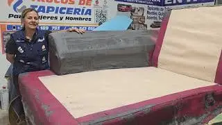 Tapizado de sofa totalmente da&ntilde;ado
