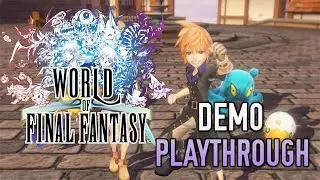 World of Final Fantasy Demo - Complete Walkthrough