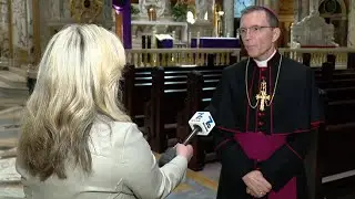 Auxiliary bishop from the Archdiocese of Boston visits Our Lady of Victory Basilica in Lackawanna