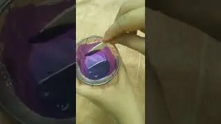 How to make watercolor at home/  How to make purple color at home/ #shorts