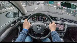Volkswagen Passat B8 (1.4 TSI  150 hp) | 4K POV Test Drive #136 Joe Black