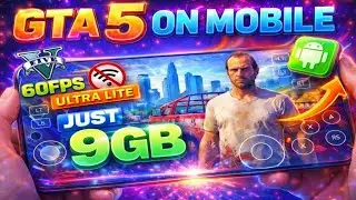 🔥🥰PLAY GTA 5 ON MOBILE ONLY 9GB || HOW TO PLAY GTA 5 ON MOBILE DOWNLOAD NOW 