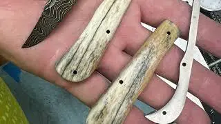 Sneak peek custom slip joint knife build !