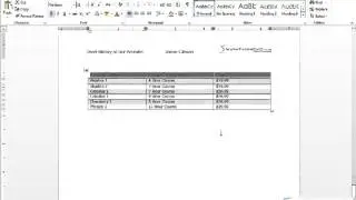 Mastering Word 2013   Lesson 35   Splitting And Merging Cells In A Table 29