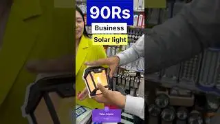 90 Rs Mein Solar Light! China Mein Duniya ki Sabsi Sasti Market 🌞🌏