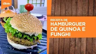 Terça na Cozinha: Dia do hambúrguer - Hambúrguer de quinoa e funghi (30/05/23)