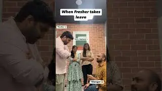 Office scenes when we take a leave #funny #foodwithchay