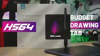 Huion HS64 Unboxing and Review: Best Budget Drawing Tablet !
