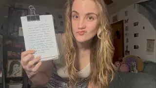 Why our brains love to-do lists + Finals Study Strategies (asmr personal attention work with me)