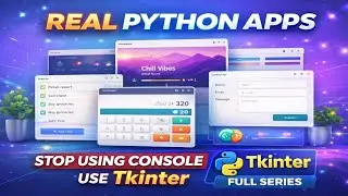 Python GUI Explained | From Console to Real Desktop Apps (Tkinter Series)