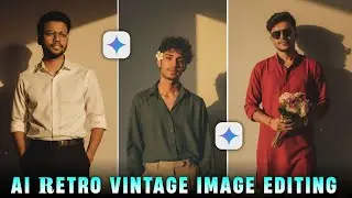 Instagram Trending Boys Gemini Photo Editing | Gemini Retro Vintage Photo Editing | Ai Photo Editing