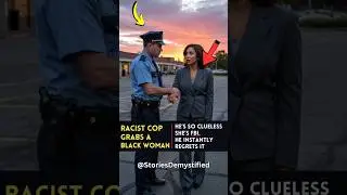 Racist Cop Grabs Black Woman FBI, Regrets It Fast! #shorts