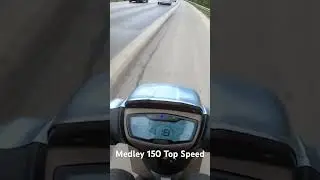 Piaggio Medley 150 Top Speed #motovlogger  #gopro #bikelife