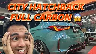 HONDA CITY HATCHBACK 1ST KAW KAW CARBON PART🔥