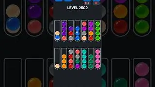 Ball Sort Puzzle n&iacute;vel 2502 #games #puzzle #automobile #gaming #level #gameplay #colors #pop #gamer