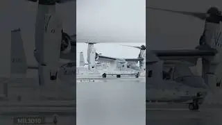 Japanese Army V-22 Osprey tiltrotor takes off.