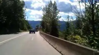 Driving in Salmon Arm