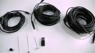 See clearly in dark area with Waterproof borescope inspection camera