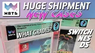 NEW WATA cases! What grades are inside? #asmr 8 game unboxing; #sealed #plastic #satisfying #sounds