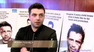 Mark Feehily on Midweek discussing bullying and blue shield campaign