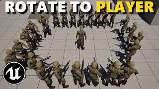 How To Make Enemies Rotate Towards Player At All Times In Unreal Engine 5