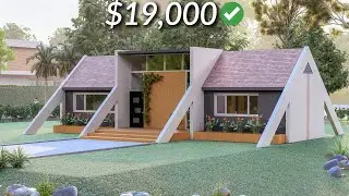 (5x15 Meters) Original Modern Tiny House | Luxury Cabin | 2 bedrooms House Tour