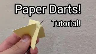 How to make paper darts!