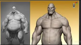 ORC IN ZBRUSH #art #viral #conceptart #artist #blender3d