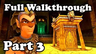 Sphinx and the Cursed Mummy Walkthrough - Part 3 (Luxor Pyramid) | No Commentary/No Cutscenes