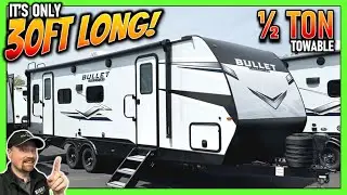 Great ½ Ton Towable Couple's RV Under 30ft!! 2024 Bullet 2530RD Travel Trailer by Keystone