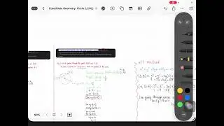 LCHL Coordinate Geometry of Circle: Equation of Circle w/ Simultaneous Equations in 3 Variables