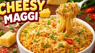 Суперсырная лапша Maggi 🤤 | Суперсливочная и неотразимая | Maggi с сырной начинкой 🧀 | Сытное блю...