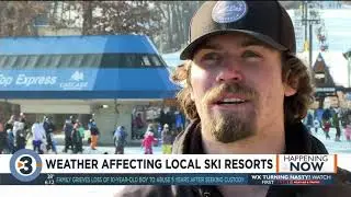 Warmer weather affects ski resorts