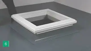 SIG Design & Technology Rooflights - TB188 Manual Opening Dome on PVC kerb